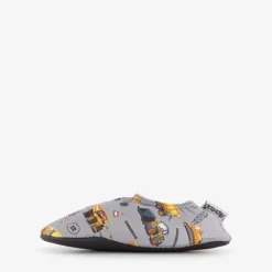 Slipstop Kinder schoenen grijs met vrachtwagens Outlet