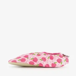 Slipstop Kinder schoenen roze met appeltjes Hot
