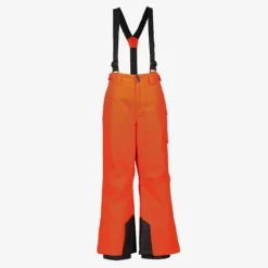 Mountain Peak Kinder skibroek met bretels oranje