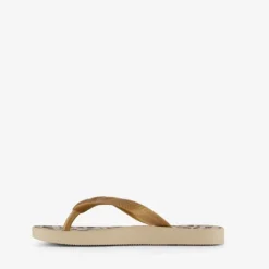 Copacabana Kinder slippers met panterprint New