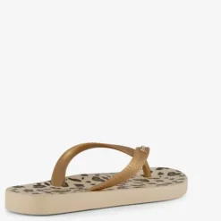 Copacabana Kinder slippers met panterprint New