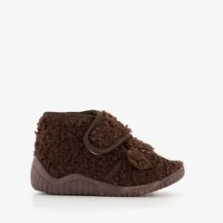 Thu!s Kinder teddy pantoffels met beer bruin Sale