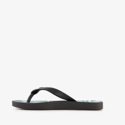 Copacabana Kinder teenslippers zwart met zeilboot Outlet