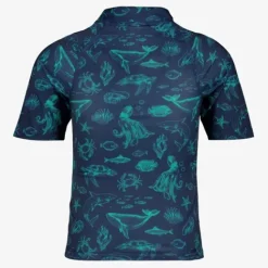 Osaga Kinder UV zwemshirt met zeedieren blauw Outlet