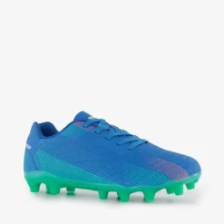 Dutchy Kinder voetbalschoenen FG blauw groen Best