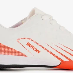 Dutchy Kinder zaalschoenen IC wit rood Hot