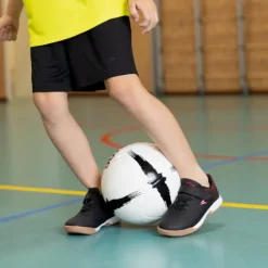 Dutchy Kinder zaalvoetbalschoenen IC zwart Hot