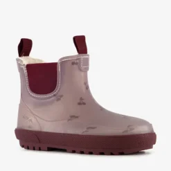 Mountain Peak Korte kinder regenlaarzen gevoerd roze
