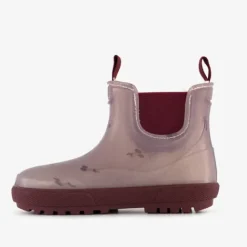 Mountain Peak Korte kinder regenlaarzen gevoerd roze