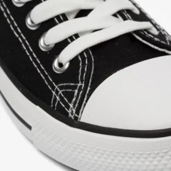 Scapino Lage canvas dames sneakers zwart Discount