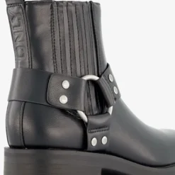 Only Shoes Lage dames biker boots zwart Sale