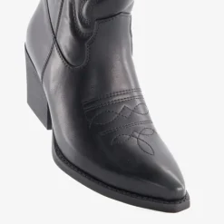 Blue Box Lage dames western boots zwart Online