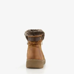 Blue Box Lage gevoerde dames boots cognac Best