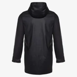 Mountain Peak Lange gevoerde heren regenjas zwart New