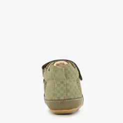 Groot Leren babyschoenen groen New
