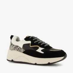 Hush Puppies Leren dames dad sneakers zebraprint Outlet