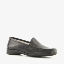 Hush Puppies Leren dames mocassins zwart Online