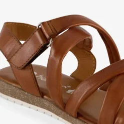 Harper Leren dames sandalen cognac Outlet