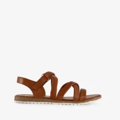 Harper Leren dames sandalen cognac Outlet