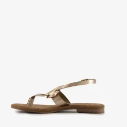 Harper Leren dames sandalen goud Outlet