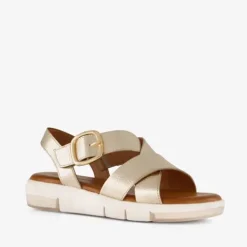 Hush Puppies Leren dames sandalen goud Online