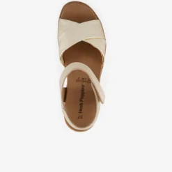 Hush Puppies Leren dames sandalen goud