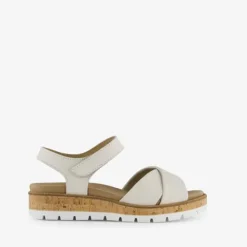 Hush Puppies Leren dames sandalen wit Clearance