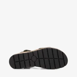 Hush Puppies Leren dames sandalen zwart Outlet