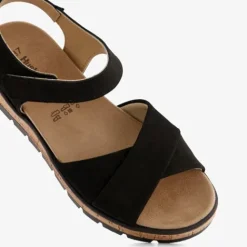 Hush Puppies Leren dames sandalen zwart Outlet