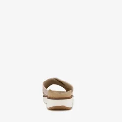 Hush Puppies Leren dames slippers beige