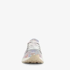Hush Puppies Leren dames sneakers met bloemenprint