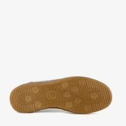 Hush Puppies Leren dames sneakers metallic zilver