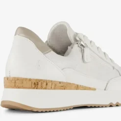 Hush Puppies Leren dames sneakers wit Sale