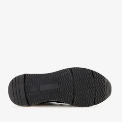 Hush Puppies Leren dames sneakers zwart goud Hot