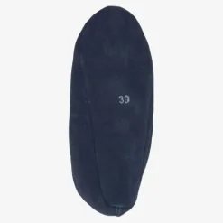 Thu!s Leren dames Spaanse sloffen blauw Hot