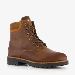 Output Leren dames veterboots bruin Clearance