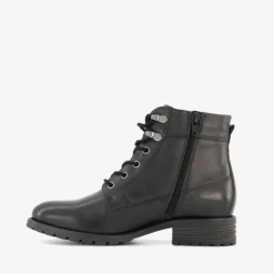 Hush Puppies Leren dames veterlaarsjes Discount