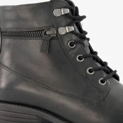 Hush Puppies Leren dames veterlaarsjes Discount