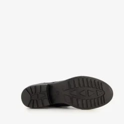 Hush Puppies Leren dames veterlaarsjes zwart Clearance