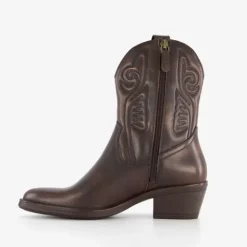 Harper Leren dames western laarsjes bruin Outlet