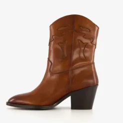 Harper Leren dames western laarsjes cognac Clearance