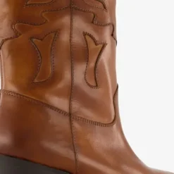 Harper Leren dames western laarsjes cognac Clearance