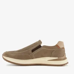 Hush Puppies Leren heren instappers grijs Discount