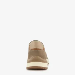 Hush Puppies Leren heren instappers grijs Discount