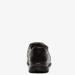 Hush Puppies Leren heren instappers zwart Outlet