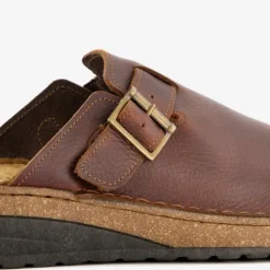 Hush Puppies Leren heren pantoffels bruin Hot