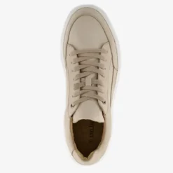 Van Beers Leren heren sneakers beige Hot