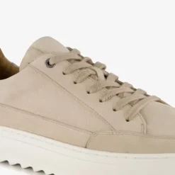 Van Beers Leren heren sneakers beige Hot