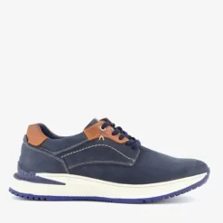 Hush Puppies Leren heren sneakers blauw Hot