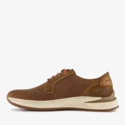 Hush Puppies Leren heren sneakers cognac Sale